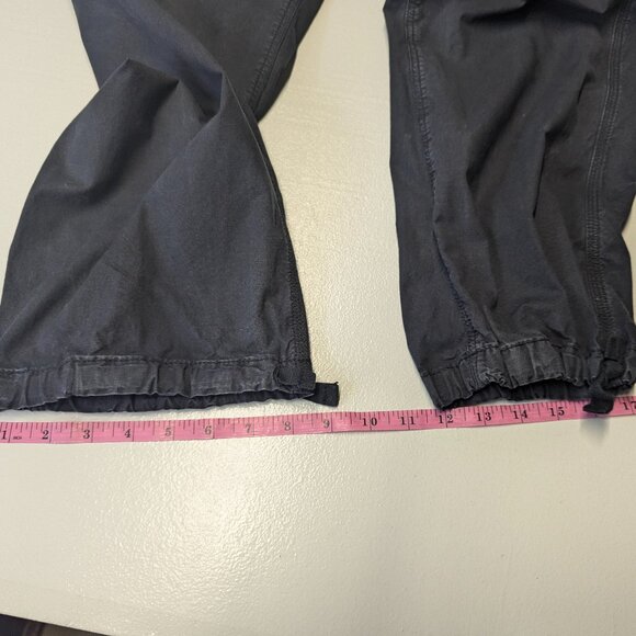 American Eagle Smokey Dark Blue Blue Size 00 Cargo Jogger Pants - Picture 15 of 15